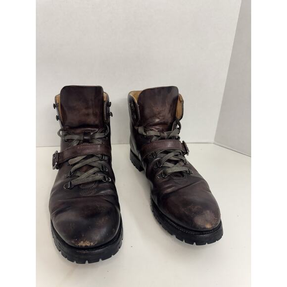Berluti Brunico Leather Boots Mens 11 1/2 Vintage Boots Show Wear and Patina main image 14